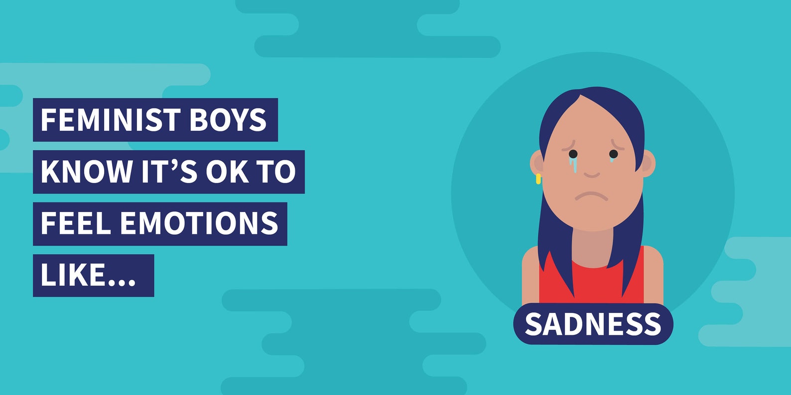 Feminist boys know it's OK to feel emotions