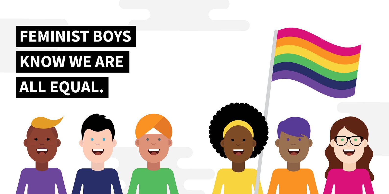 Feminist boys know we are all equal